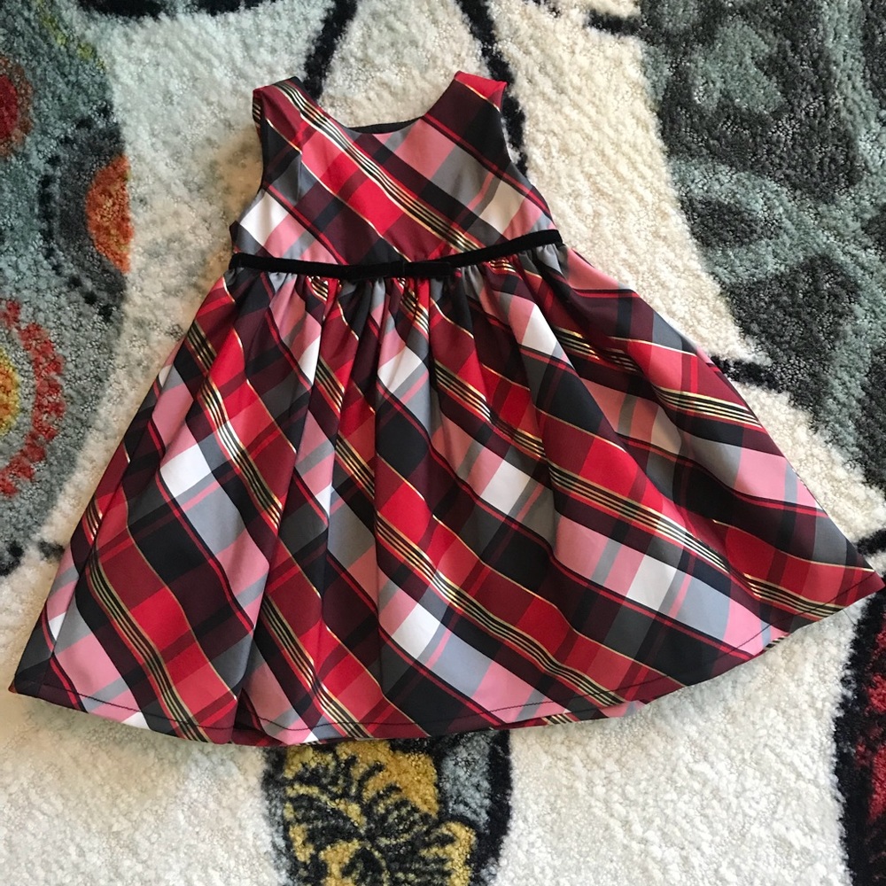 Carter’s Red Plaid Special Occasion Dress